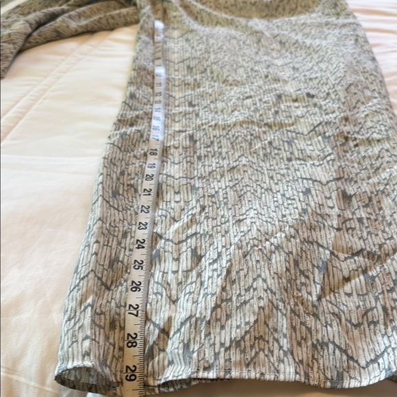 She + Sky Gray Boho Ruffled Collar Halter Jumpsuit Sz L Wide Leg Beachy Casual - Picture 4 of 10